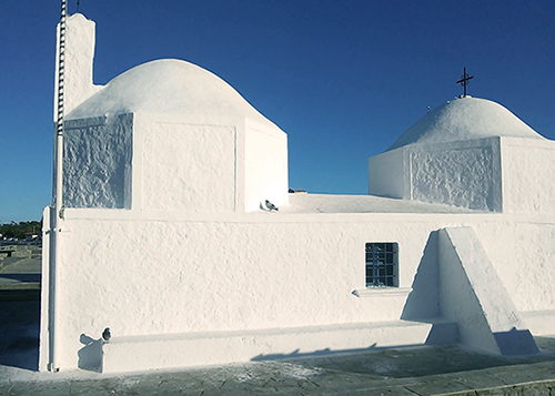 ギリシャ、エイギナ島の教会